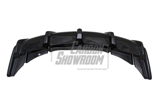 Tesla Model 3 Highland / Performance 2024-ON with Aftermarket Parts - AE Style Rear Diffuser & Canards Carbon Fiber from ArmorExtend