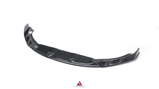 Tesla Model 3 Highland 2024-ON with Aftermarket Parts - Front Lip Dry Pre-preg Carbon Fiber from ArmorExtend