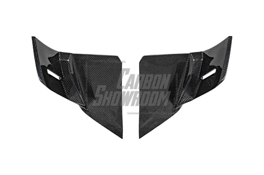 Tesla Model 3 Highland / Performance 2024-ON with Aftermarket Parts - AE Style Rear Diffuser & Canards Carbon Fiber from ArmorExtend