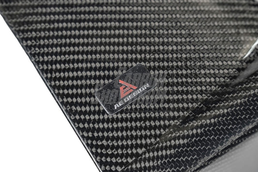 Tesla Model 3 Highland / Performance 2024-ON with Aftermarket Parts - AE Style Rear Diffuser & Canards Carbon Fiber from ArmorExtend