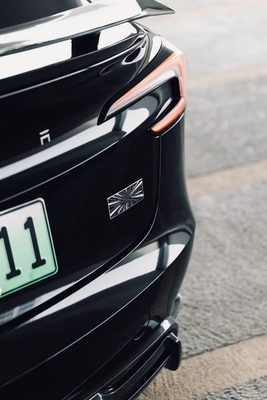 Tesla Model 3 Highland / Performance 2024-ON with Aftermarket Parts - AE Style Rear Diffuser & Canards Carbon Fiber from ArmorExtend