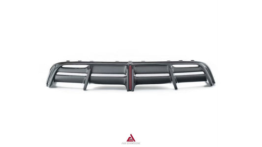 Tesla Model 3 Highland / Performance 2024-ON with Aftermarket Parts - Rear Diffuser Dry Pre-preg Carbon Fiber from ArmorExtend