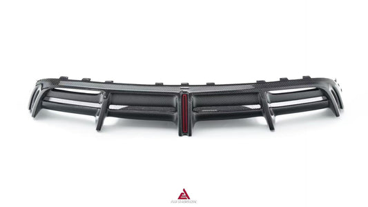 Tesla Model 3 Highland / Performance 2024-ON with Aftermarket Parts - Rear Diffuser Dry Pre-preg Carbon Fiber from ArmorExtend