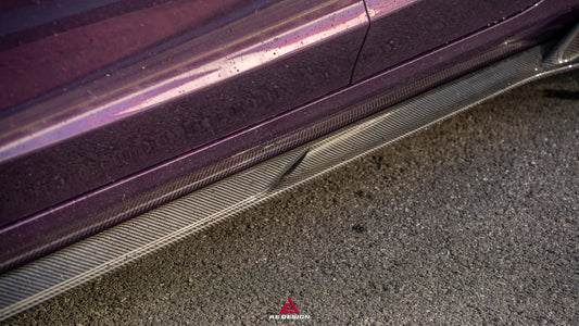 Tesla Model 3 Highland / Performance 2024-ON with Aftermarket Parts - Side Skirts Dry Pre-preg Carbon Fiber from ArmorExtend