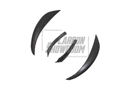 Tesla Model Y 2020 2021 2022 2023 2024 with Aftermarket Parts - AE Style Front Lip Carbon Fiber from ArmorExtend
