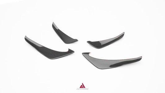 Toyota Supra MK5 A90 A91 3.0 2.0 2020-ON with Aftermarket Parts - AE Style Front Canards Carbon Fiber from ArmorExtend