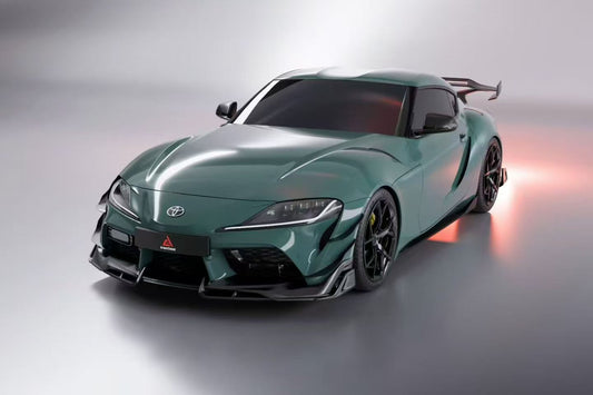 Toyota Supra MK5 A90 A91 3.0 2.0 2020-ON with Aftermarket Parts - AE Style Front Canards Carbon Fiber from ArmorExtend