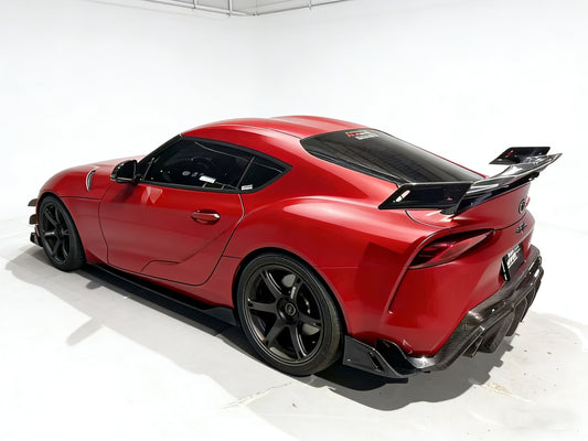 Toyota Supra MK5 A90 A91 3.0 2.0 2020-ON with Aftermarket Parts - AE Style Rear Wing Spoiler Carbon Fiber from ArmorExtend