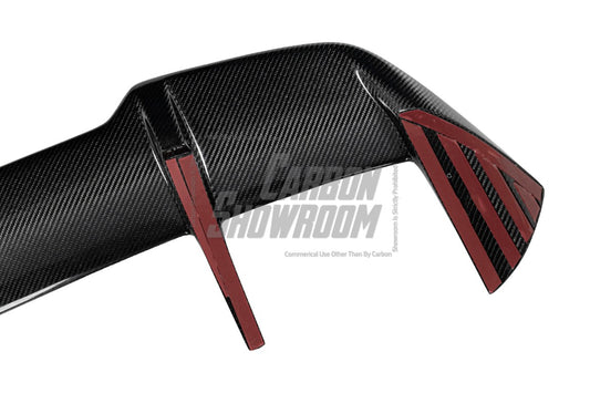 Volkswagen GTI & R-line MK8 2020 2021 2022 2023 2024 with Aftermarket Parts - AE Style Rear Roof Spoiler Carbon Fiber from ArmorExtend