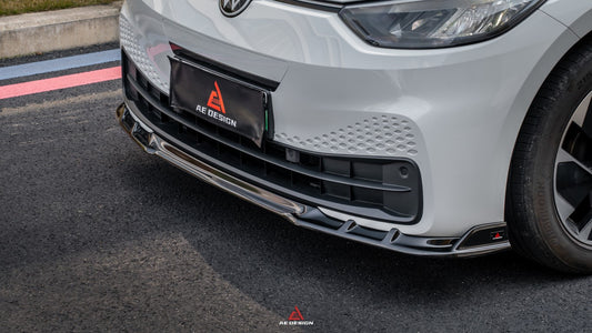 Volkswagen ID.3 Pro Performance / S E11E12 2020 2021 2022 with Aftermarket Parts - AE Front Lip Carbon Fiber from ArmorExtend