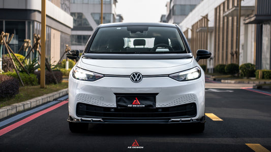 Volkswagen ID.3 Pro Performance / S E11E12 2020 2021 2022 with Aftermarket Parts - AE Front Lip Carbon Fiber from ArmorExtend