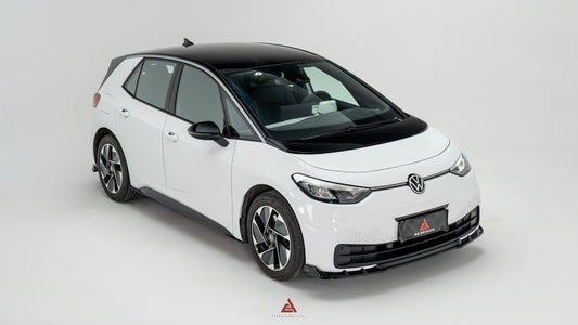 Volkswagen ID.3 Pro Performance / S E11E12 2020 2021 2022 with Aftermarket Parts - AE Front Lip Carbon Fiber from ArmorExtend