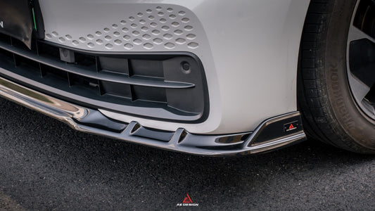 Volkswagen ID.3 Pro Performance / S E11E12 2020 2021 2022 with Aftermarket Parts - AE Front Lip Carbon Fiber from ArmorExtend