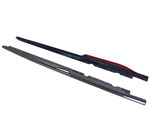 Audi R8 Gen 2 Facelift 2020 2021 2022 2023 with Aftermarket Parts - Side Skirts Carbon Fiber from Aero Republic