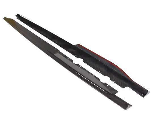 Audi R8 Gen 2 Facelift 2020 2021 2022 2023 with Aftermarket Parts - Side Skirts Carbon Fiber from Aero Republic