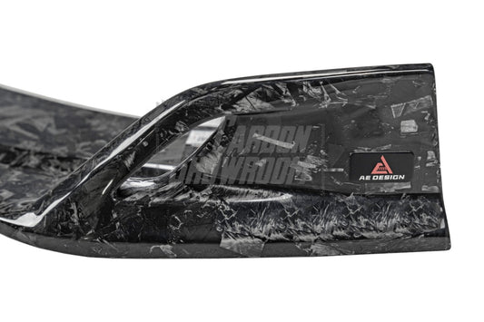 Audi RS5 B9.5 2020 2021 2022 2023 2024 with Aftermarket Parts - AE Style Front Lip Carbon Fiber from ArmorExtend