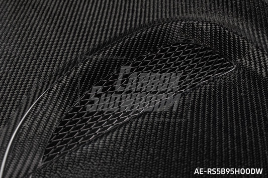 Audi RS5 S5 A5 B9 B9.5 2017 2018 2019 2020 2021 2022 2023 2024 with Aftermarket Parts - AE Style Hood Bonnet Carbon Fiber from ArmorExtend