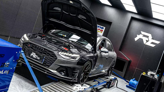 Audi S4 / A4 B9.5 2020 2021 2022 2023 2024 with Aftermarket Parts - AE Style Front Fenders Carbon Fiber?from ArmorExtend