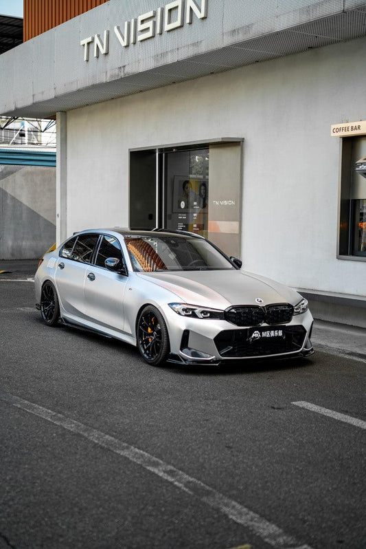 BMW 3 Series G20 330i M340i 2023 2024 LCI with Aftermarket Parts - Plustic Style Side Skirts ABS from ArmorExtend