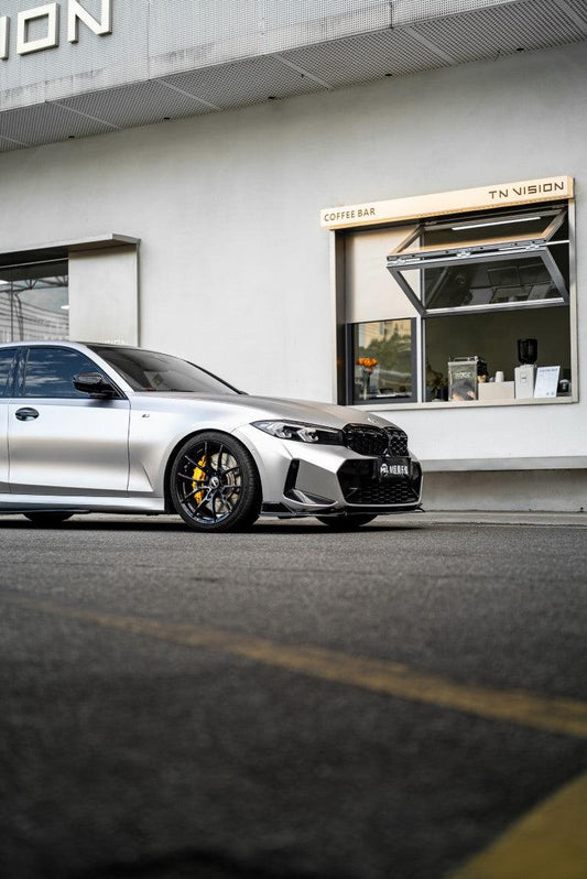 BMW 3 Series G20 330i M340i 2023 2024 LCI with Aftermarket Parts - Plustic Style Side Skirts ABS from ArmorExtend