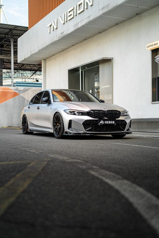 BMW 3 Series G20 330i M340i 2023 2024 LCI with Aftermarket Parts - Plustic Style Side Skirts ABS from ArmorExtend