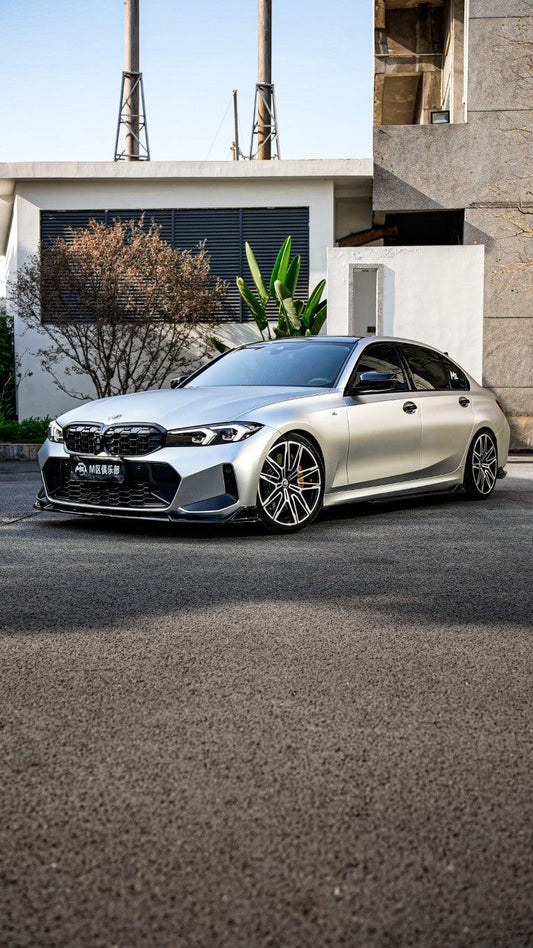 BMW 3 Series G20 330i M340i 2023 2024 LCI with Aftermarket Parts - Plustic Style Side Skirts ABS from ArmorExtend