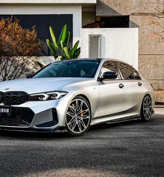 BMW 3 Series G20 330i M340i 2023 2024 LCI with Aftermarket Parts - Plustic Style Side Skirts ABS from ArmorExtend