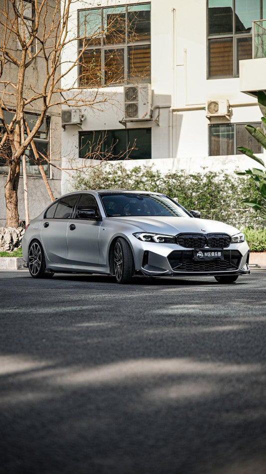 BMW 3 Series G20 330i M340i 2023 2024 LCI with Aftermarket Parts - Plustic Style Side Skirts ABS from ArmorExtend