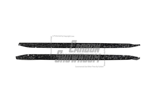 BMW M3 G80 G81 2021 2022 2023 2024 & M4 G82 G83 2021 2022 2023 2024 with Aftermarket Parts - AE Style Side Skirts Carbon Fiber from ArmorExtend