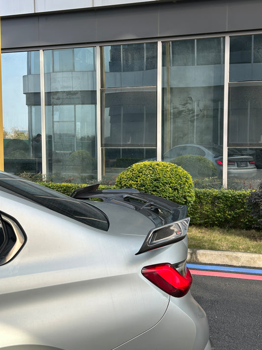 BMW M3 G80 2021-ON & 3 Series 330i M340i (Fits Both Pre-LCI & LCI) G20 2019-ON with Aftermarket Parts - AE Rear Wing Spoiler Carbon Fiber from ArmorExtend