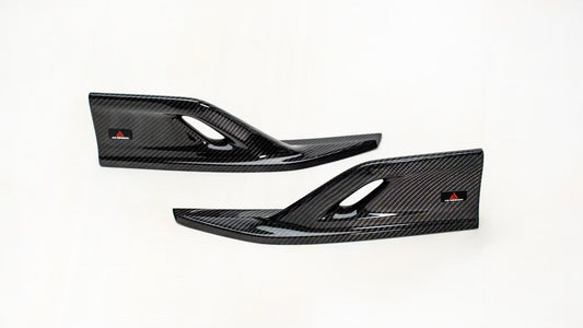 BMW M3 G80 G81 2021-ON & M4 G82 G83 2021-ON with Aftermarket Parts - V3 Rear Diffuser & Rear Canards Carbon Fiber from ArmorExtend