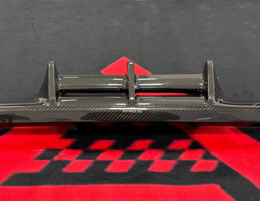BMW M3 G80 G81 2021 2022 2023 2024 M4 G82 G83 2021 2022 2023 2024 with Aftermarket Parts - AE Style Rear Diffuser & Canards Carbon Fiber from ArmorExtend