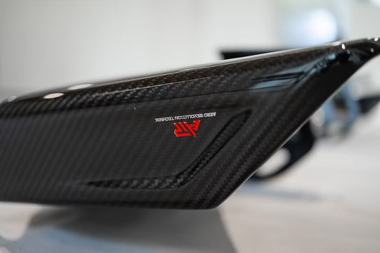 BMW M3 M3C M3CS G80 2021 2022 2023 2024 with Aftermarket Parts - AE V2 Rear Wing Carbon Fiber from ArmorExtend