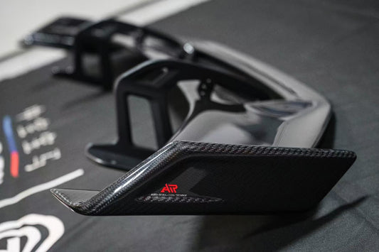 BMW M3 M3C M3CS G80 2021 2022 2023 2024 with Aftermarket Parts - AE V2 Rear Wing Carbon Fiber from ArmorExtend
