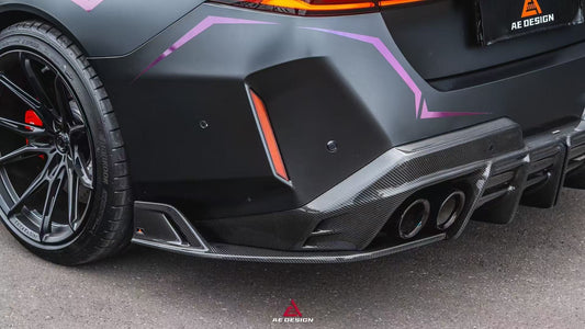 BMW M5C M5 G90 2024-ON with Aftermarket Parts - Rear Diffuser & Canards Pre-preg Carbon Fiber from Armorextend