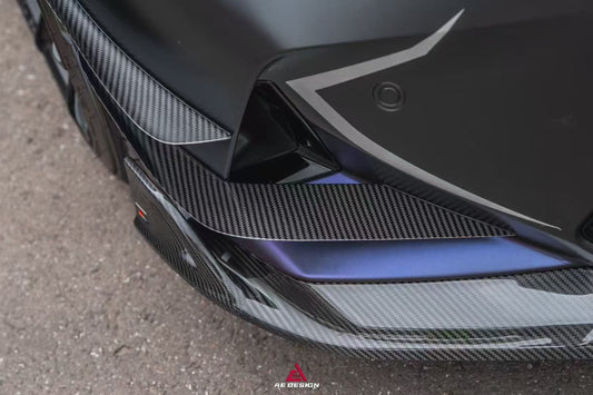 BMW M5C M5 G90 2024-ON with Aftermarket Parts - Front Canards Pre-preg Carbon Fiber from Armorextend