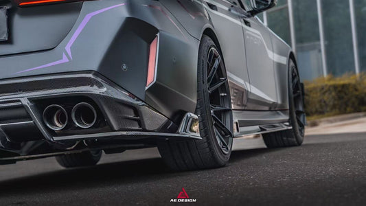 BMW M5C M5 G90 2024-ON with Aftermarket Parts - Rear Diffuser & Canards Pre-preg Carbon Fiber from Armorextend