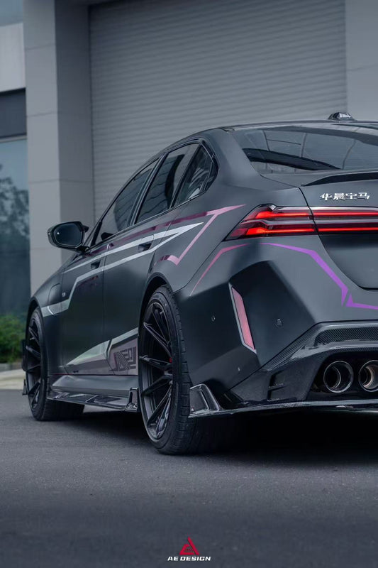 BMW M5C M5 G90 2024-ON with Aftermarket Parts - Rear Diffuser & Canards Pre-preg Carbon Fiber from Armorextend