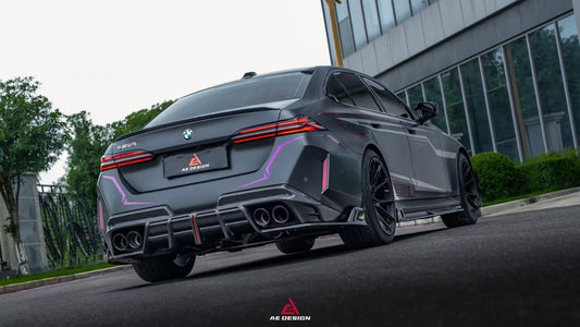 BMW M5C M5 G90 2024-ON with Aftermarket Parts - Rear Diffuser & Canards Pre-preg Carbon Fiber from Armorextend