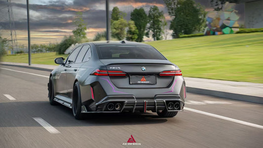 BMW M5C M5 G90 2024-ON with Aftermarket Parts - Rear Diffuser & Canards Pre-preg Carbon Fiber from Armorextend
