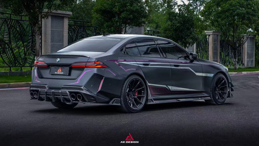BMW M5C M5 G90 2024-ON with Aftermarket Parts - Rear Diffuser & Canards Pre-preg Carbon Fiber from Armorextend