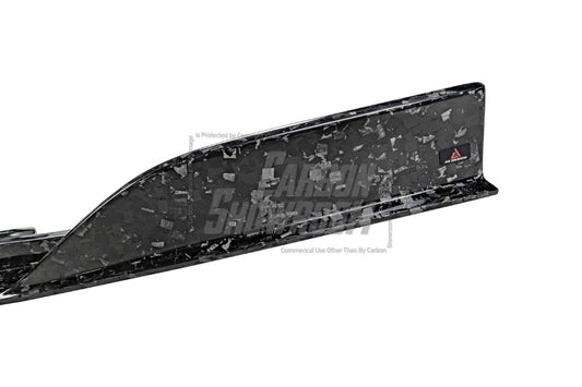 BMW M5/M5C F90 (Fits Both Pre-LCI & LCI) 2018 2019 2020 2021 2022 2023 2024 & 5 Series G30 540i (With M-Package Bumper) M550i (Fits Both Pre-LCI & LCI) 2017 2018 2019 2020 2021 2022 2023 2024 with Aftermarket Parts - AE Rear Diffuser Carbon Fiber from ArmorExtend