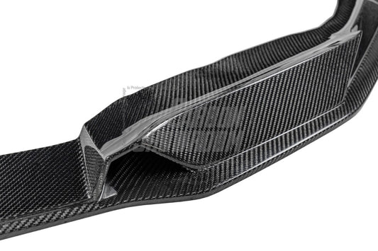 BMW M5 / M5C F90 Pre-LCI 2018 2019 2020 & M5 / M5C F90 LCI 2021 2022 2023 2024 With Aftermarket Parts - AE Lower Lip & Middle Lip Carbon Fiber from ArmorExtend