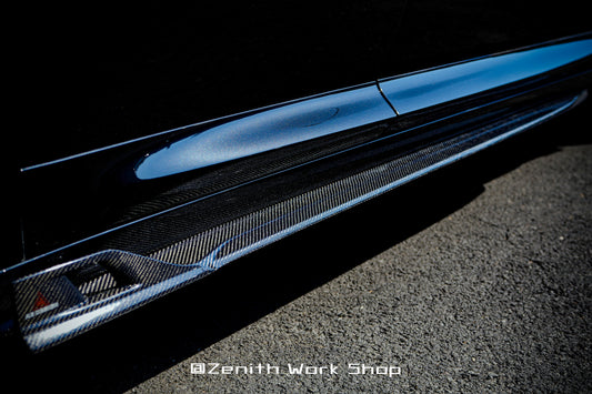 BMW X3 G01 & X4 G02 s/x Drive 30i M40i 2019-ON & X3M F97 & X4M F98 (Fits Both Pre-LCI & LCI) 2019-ON with Aftermarket Parts - AE V2 Side Skirts Carbon Fiber from ArmorExtend