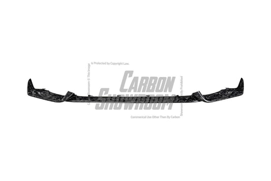 BMW X3M X3MC F97 Pre-LCI 2019 2020 2021 & X4M X4MC F98 Pre-LCI 2019 2020 2021 with Aftermarket Parts - AE Front Lip Carbon Fiber from ArmorExtend