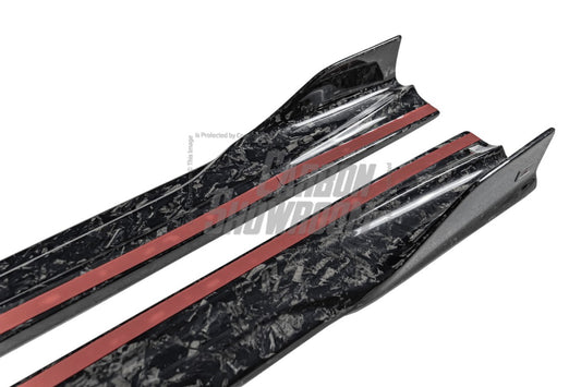 Armorextend AE Design Carbon Fiber Side Skirts for BMW X3 X3M/C X4 X4M/C F97 F98 G01 G02 - Performance SpeedShop