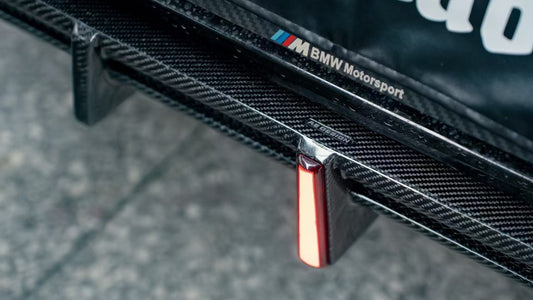 BMW X4 xDrive 30i (with M-Package Bumper) & M40i G02 LCI 2022 2023 2024 with Aftermarket Parts - AE Style Diffuser & Canards Carbon Fiber from ArmorExtend