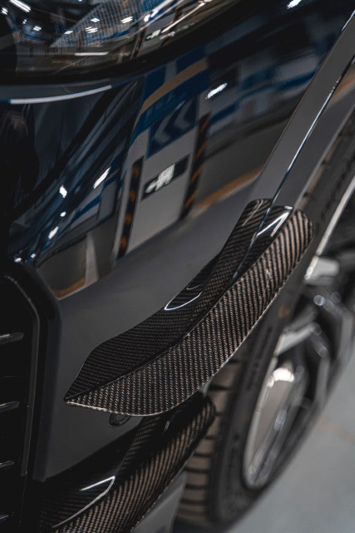 BMW X6 M60i xDrive40i G06 LCI 2024-ON with Aftermarket Parts - AE Front Canards Carbon Fiber from ArmorExtend