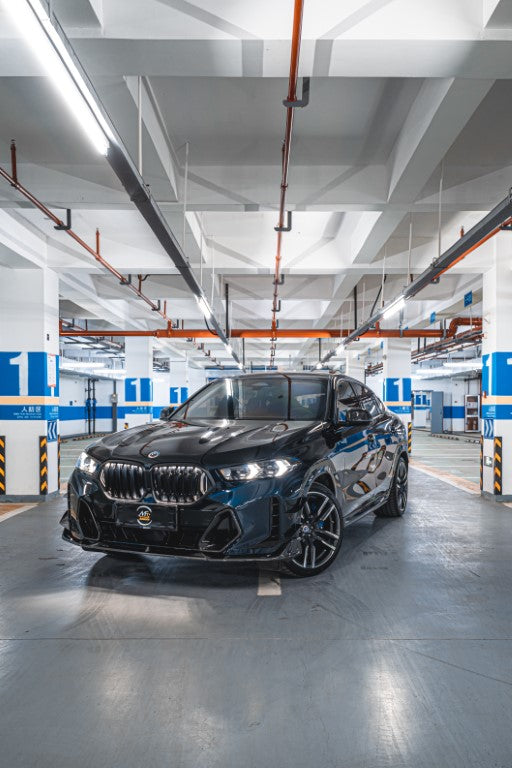 BMW X6 M60i xDrive40i G06 LCI 2024-ON with Aftermarket Parts - AE Front Lip Carbon Fiber from ArmorExtend