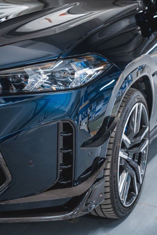 BMW X6 M60i xDrive40i G06 LCI 2024-ON with Aftermarket Parts - AE Front Lip Carbon Fiber from ArmorExtend
